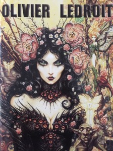 Front cover of the art book of Oliver Ledroit. 