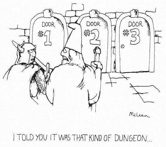 will mclean monty haul humor D&amp;D cartoon